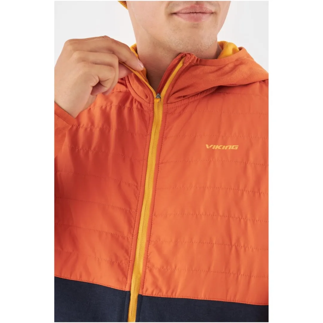 Herren Outdoorjacke Viking Creek orange/dunkelblau L